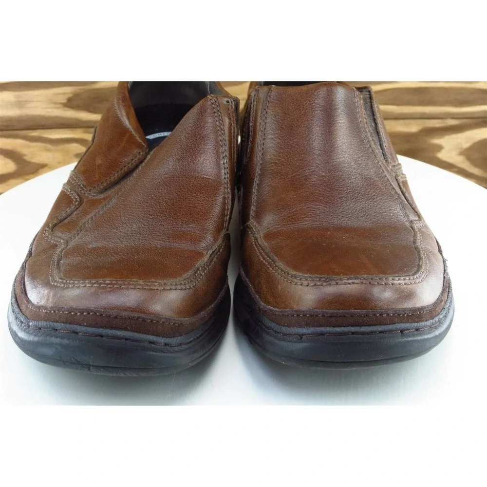 Nunn Bush Shoes Sz 10‎ M Round Toe Brown Loafer Leather Men